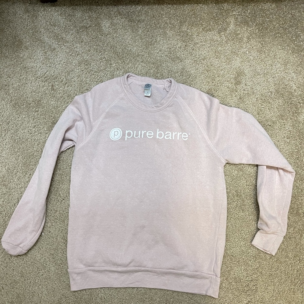 Pure Barre Sweater Pink